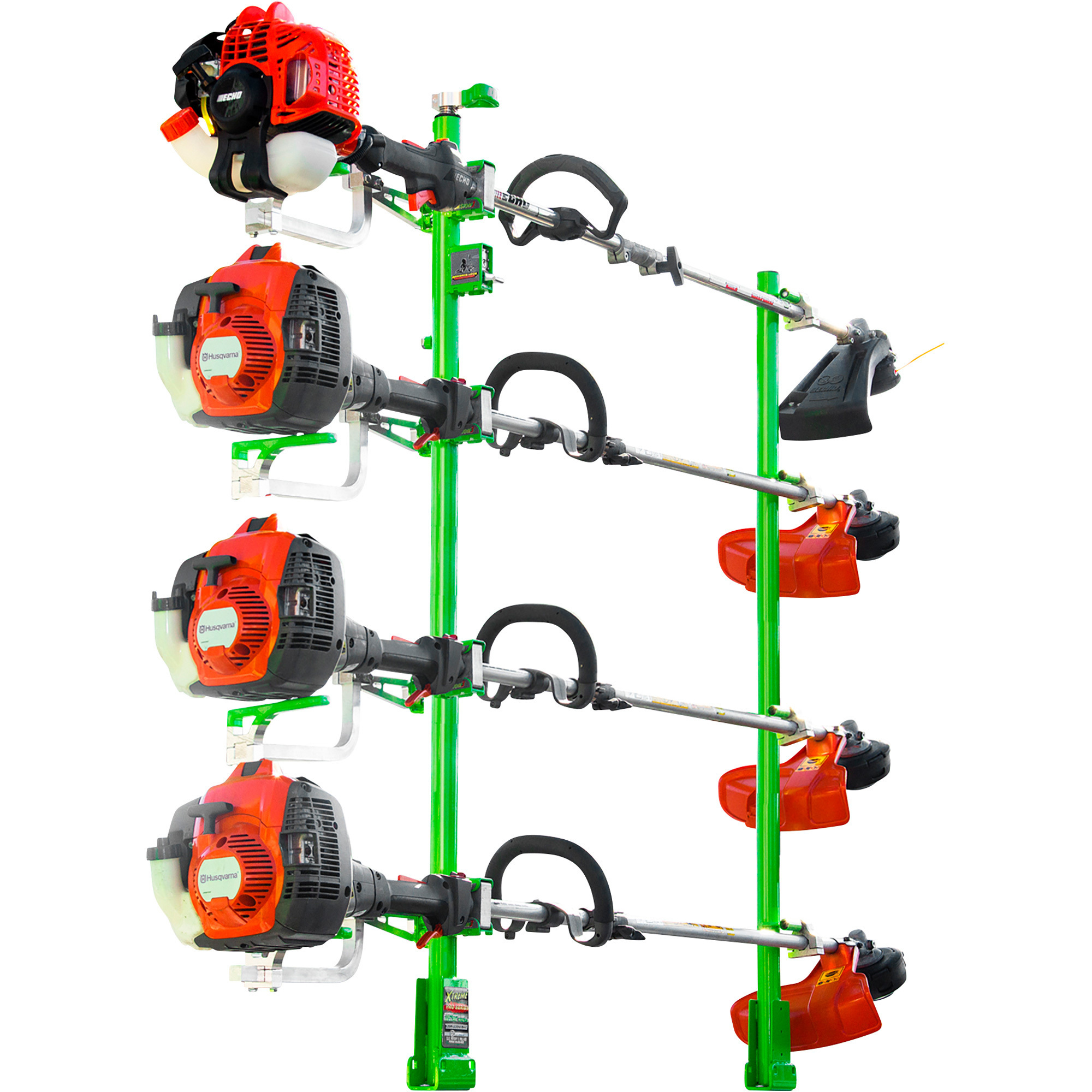 Trailer Racks Xtreme Pro Series 4-Position Trimmer Rack, Model# XC104